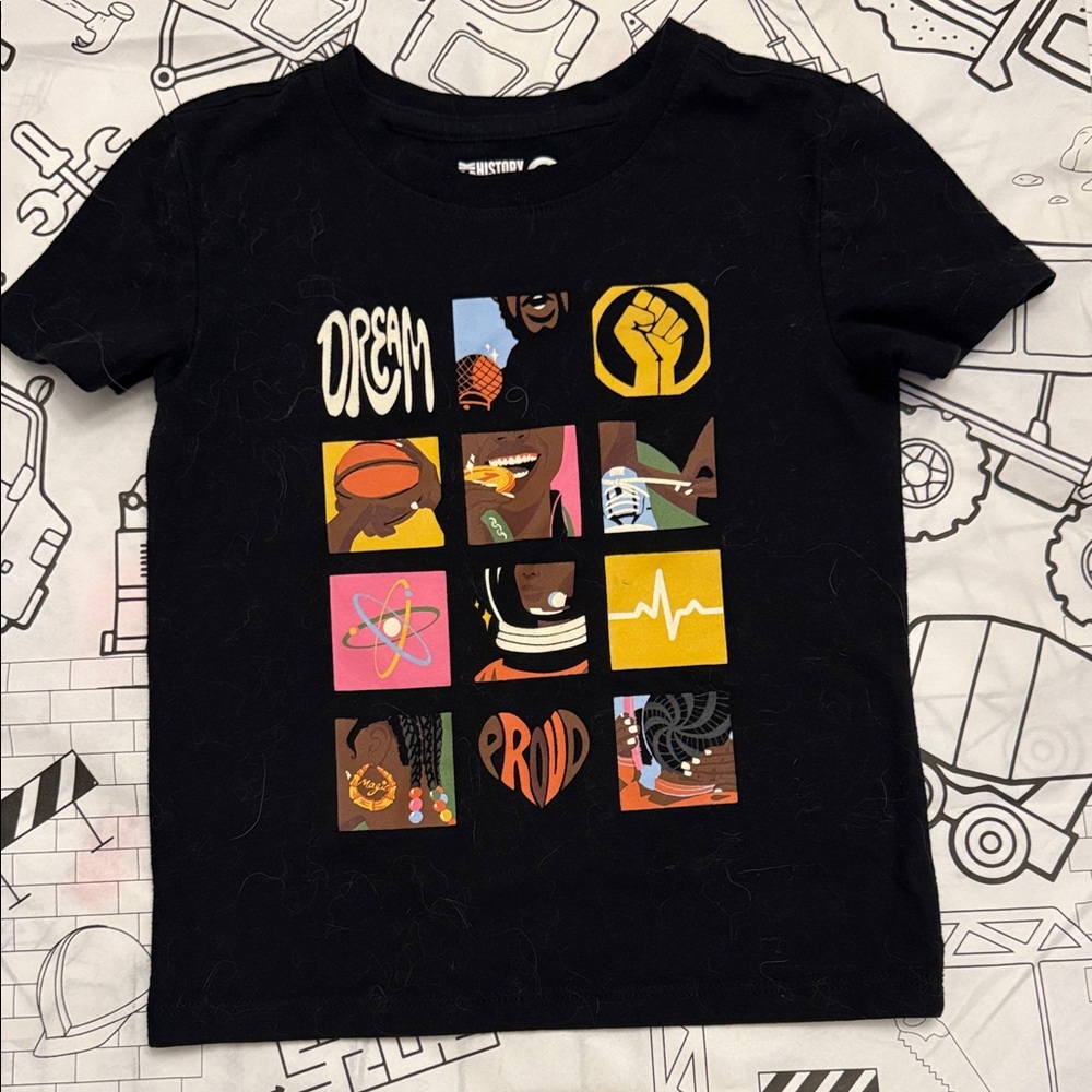Black History Month 5T Kids Shirt